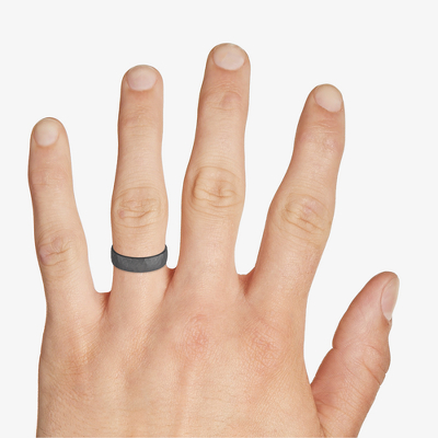 Top view of Ring on a hand