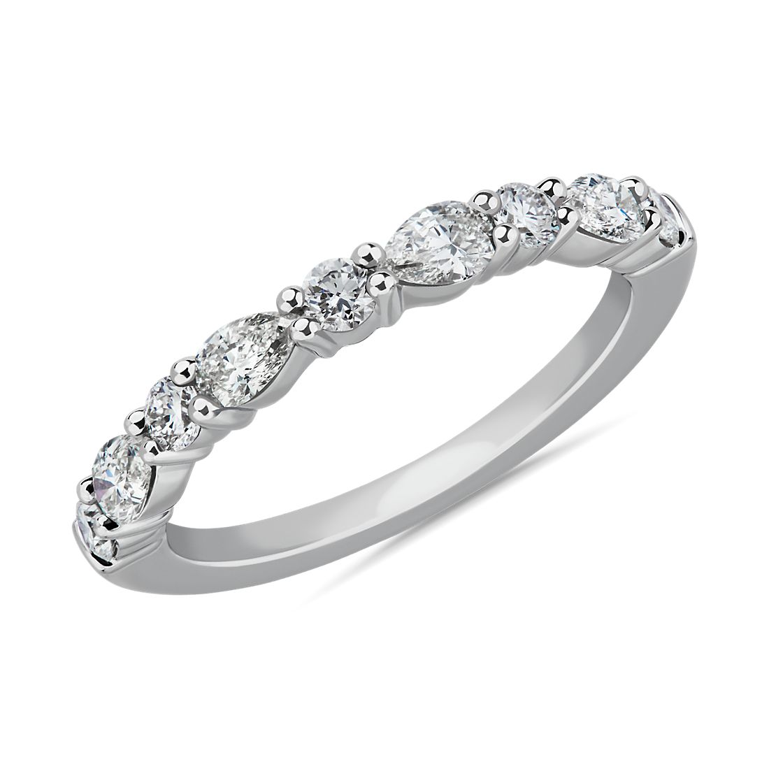 J'adore Le Jardin Diamond Wedding Ring in 14k White Gold (5/8 ct. tw.) - Valentine's Day jewelry