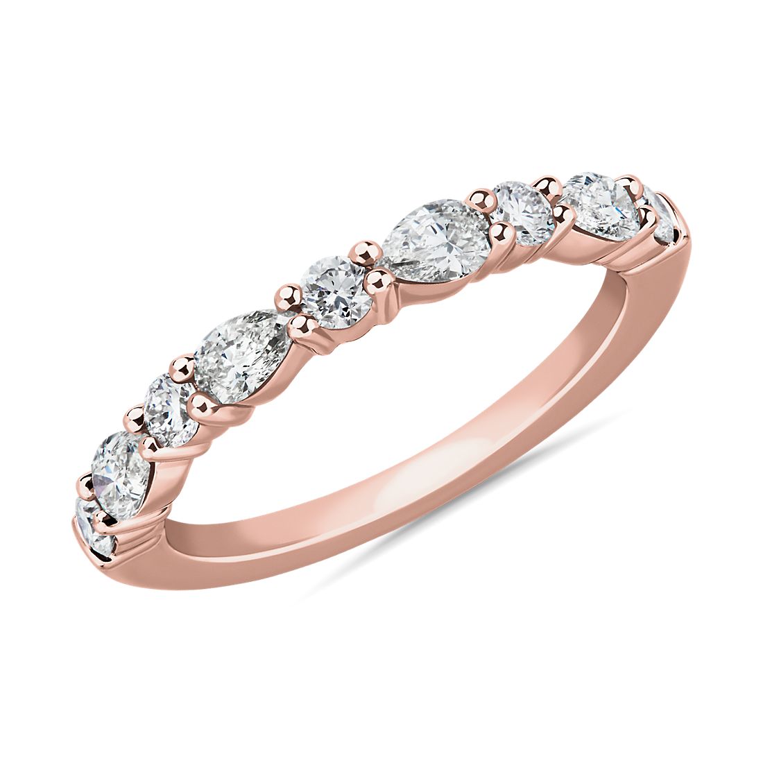 J'adore Le Jardin Diamond Wedding Ring in 18k Rose Gold (0.59 ct. tw.)
