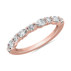 NEW J'adore Le Jardin Diamond Wedding Ring in 18k Rose Gold (0.59 ct. tw.)