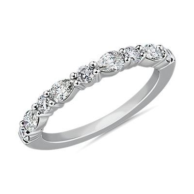 J'adore Le Jardin Diamond Wedding Ring in 18k White Gold (5/8 ct. tw.)