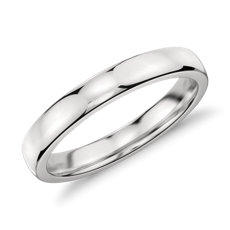 Low-Dome Comfort-Fit Wedding Ring in Platinum (3mm)