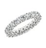 Luxe Diamond Eternity Ring with Pavé Profile in 14k White Gold (3 3/4 ct. tw.)