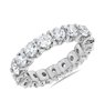 Luxe Diamond Eternity Ring with Pavé Profile in 14k White Gold (3.25 ct. tw.)