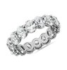 Oval Cut Diamond Eternity Ring in 18k White Gold (4.31 ct. tw.)