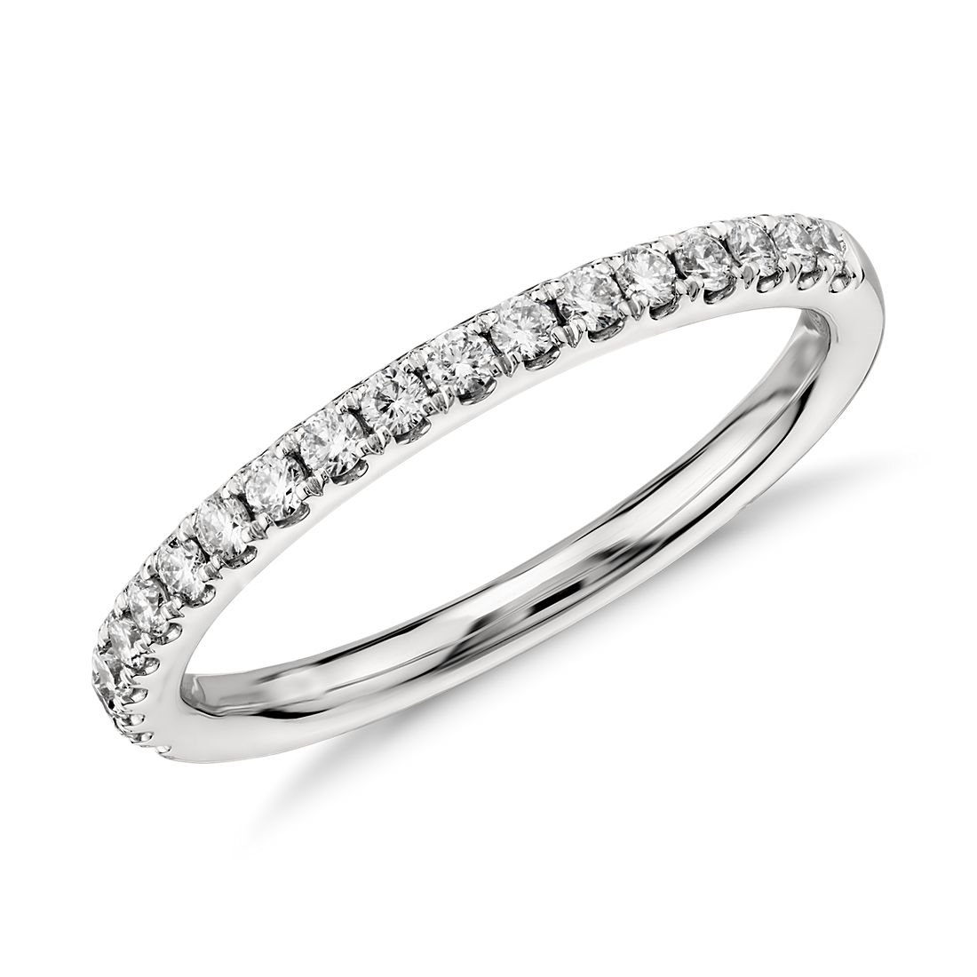 Riviera Pavé Diamond Ring in Platinum (0.25 ct. tw.)