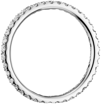 Side profile view of ring