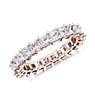Princess Cut Diamond Eternity Ring in 18k Rose Gold (2.47 ct. tw.)