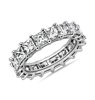 Princess Cut Diamond Eternity Ring in 18k White Gold (4.20 ct. tw.)