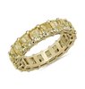 Radiant-Cut Yellow Diamond Eternity Ring in 18k Yellow Gold (5.68 ct. tw.)