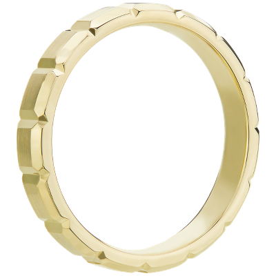Side profile view of ring