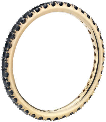 Side profile view of ring