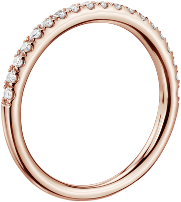 Side profile view of ring