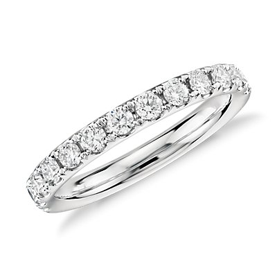 Riviera Pavé Diamond Ring in 14k White Gold (1/2 ct. tw.)