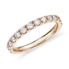 Riviera Pavé Diamond Ring in 14k Rose Gold (0.50 ct. tw.)
