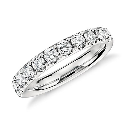 Riviera Pavé Diamond Ring in 14k White Gold (0.70 ct. tw.)