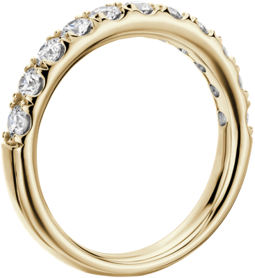 Side profile view of ring