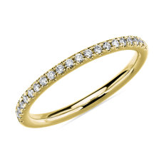 Riviera Pavé Diamond Ring in 18k Yellow Gold (0.15 ct. tw.)