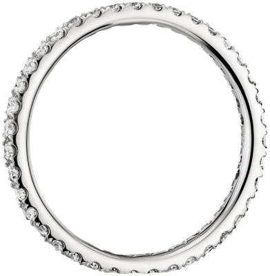 Side profile view of ring