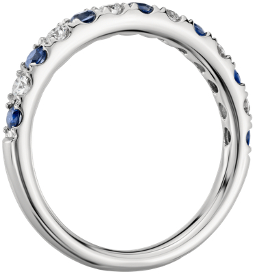 Side profile view of ring