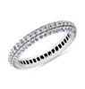 NEW Rollover Pavé Diamond Eternity Band in 14k White Gold (0.90 ct. tw.)