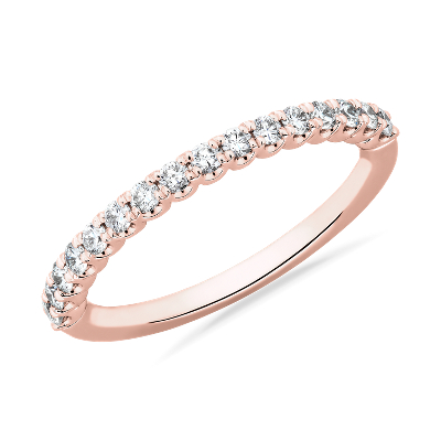 Selene Diamond Anniversary Ring in 14k Rose Gold (1/3 ct. tw.) | Blue Nile