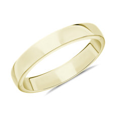Skyline Comfort Fit Wedding Ring in 14k Yellow Gold (4mm)
