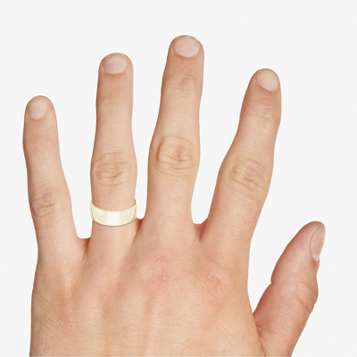 Top view of Ring on a hand