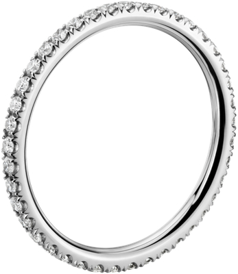 Side profile view of ring
