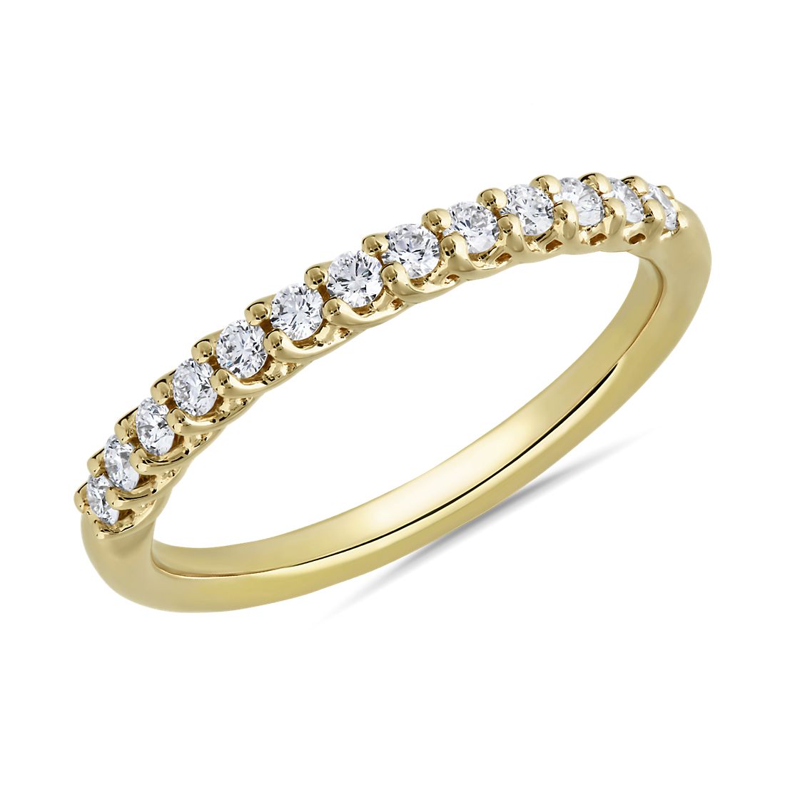 Tessere Weave Diamond Anniversary Band in 14k Yellow Gold (0.24 ct. tw.)