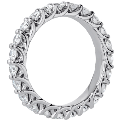 Side profile view of ring