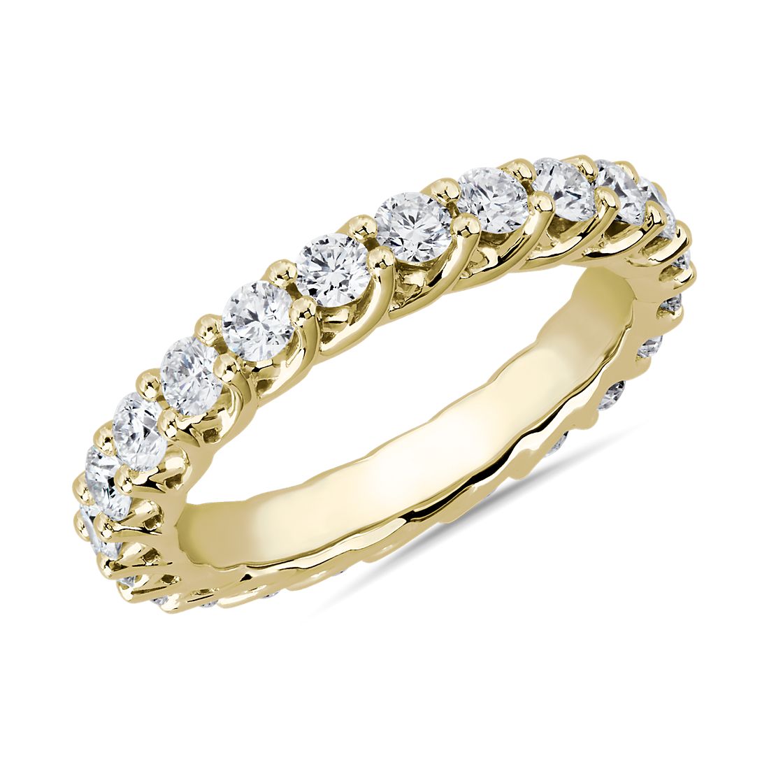 Tessere Weave Diamond Eternity Band in 14k Yellow Gold (1.34 ct. tw.)