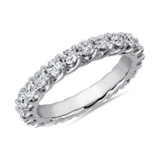 新款鉑金Tessere Diamond Eternity Ring （1 1/2 克拉總重量）