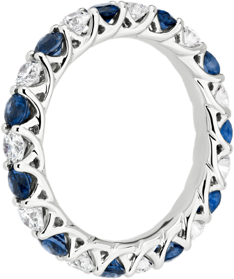 Side profile view of ring