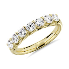 Tessere Seven Stone Diamond Wedding Ring in 14k Yellow Gold - I/SI2 (1 ct. tw.)