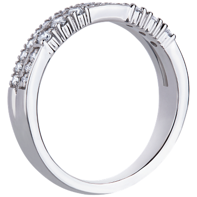 Side profile view of ring