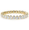 NEW V-Claw Pavé Diamond Eternity Ring in 14k Yellow Gold (0.82 ct. tw.)