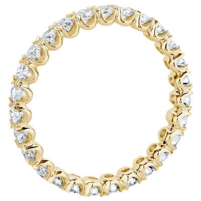 Side profile view of ring