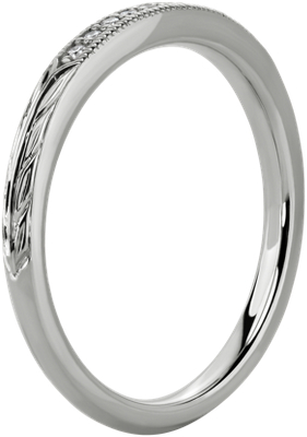 Side profile view of ring