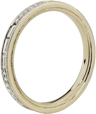 Side profile view of ring