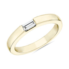 ZAC ZAC POSEN East West Single Baguette Diamond Ring in 14k Yellow Gold (.15 ct. tw.)