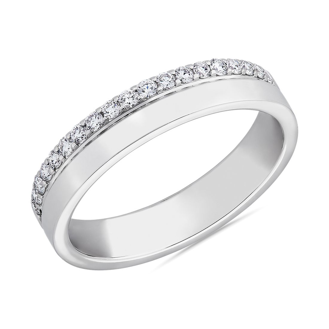 ZAC ZAC POSEN Diamond Edge Ring in 14k White Gold (4 mm, 1/5 ct. tw.)