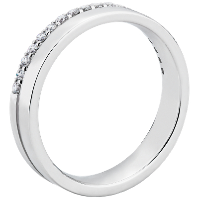 Side profile view of ring