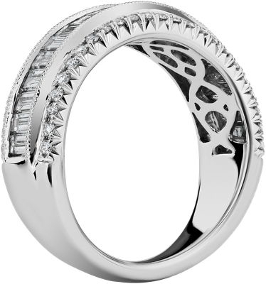 Side profile view of ring