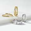 ZAC ZAC POSEN Princess Cut Modern Milgrain Diamond Ring in 14k Yellow Gold (2.5 mm, 1/5 ct. tw.)