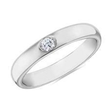 ZAC ZAC POSEN Single Round Diamond Ring in 14k White Gold (3.5 mm, 1/12 ct. tw.)