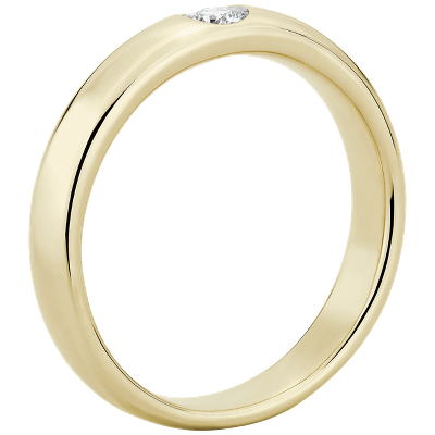 Side profile view of ring