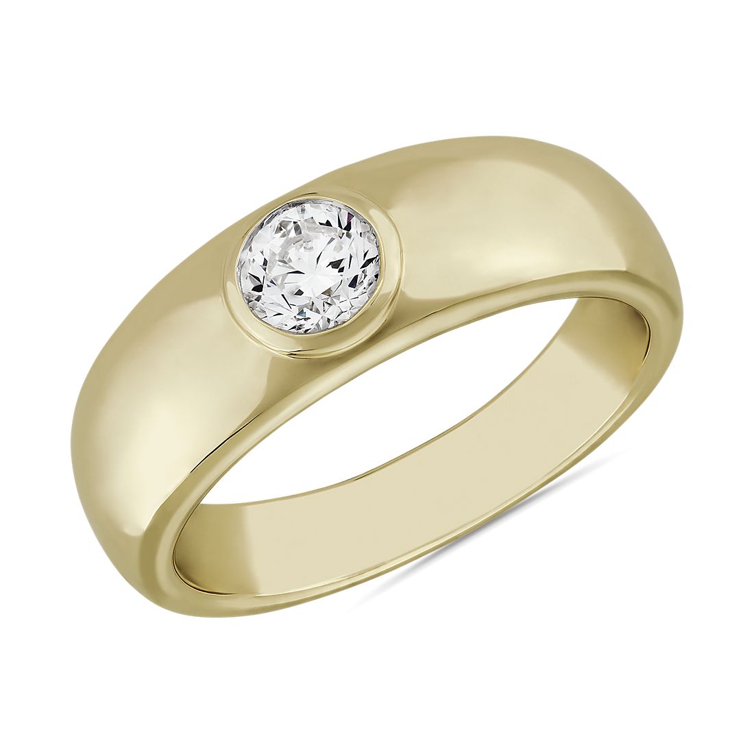 ZAC ZAC POSEN Single Round Diamond Ring in 14k Yellow Gold (7 mm, 3/4 ct. tw.)