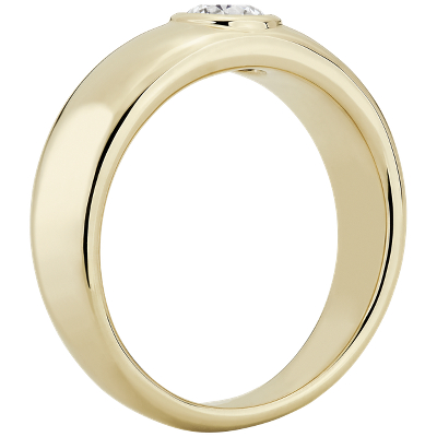 Side profile view of ring