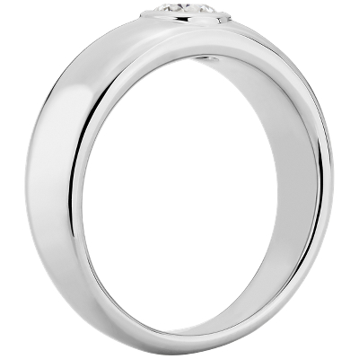 Side profile view of ring